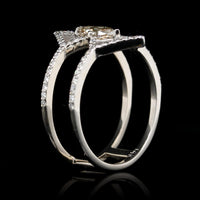 14K White Gold Estate Diamond Ring