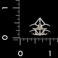 14K White Gold Estate Diamond Ring