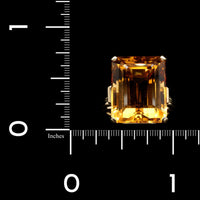 Vintage Tiffany & Co. 18K Yellow Gold Estate Citrine Ring