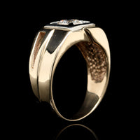 14K Two-tone Gold estate Diamond Ring