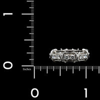 Tiffany & Co. Schlumberger Platinum Estate Sixteen Stone Diamond Ring