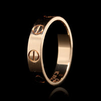 Cartier 18K Rose Gold Estate Love Band