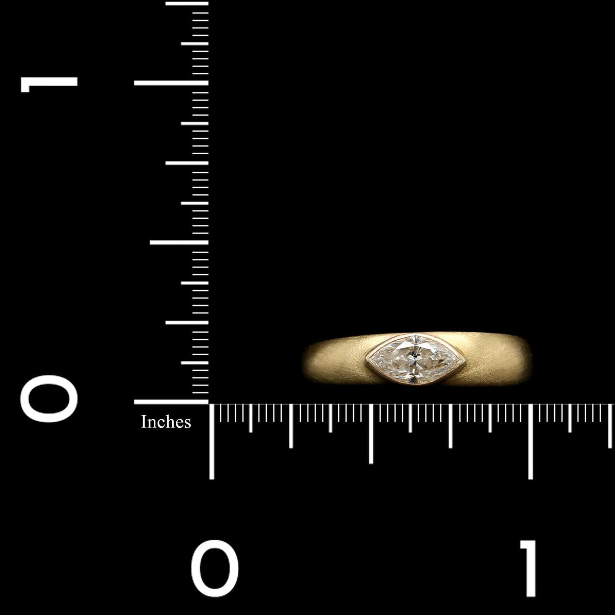 Alexis Kletjian 18K Yellow Gold Estate Diamond Ring