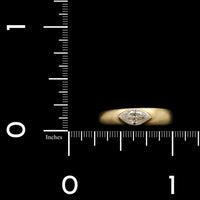 Alexis Kletjian 18K Yellow Gold Estate Diamond Ring