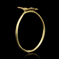 Lene Vibe 18K Yellow Gold Estate Diamond Butterfly Ring