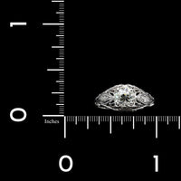 Antique Platinum Estate Diamond Ring