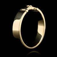 Tiffany & Co. 18K Yellow Gold Estate and Diamond T True Link Ring
