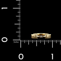 Tiffany & Co. 18K Yellow Gold Estate and Diamond T True Link Ring