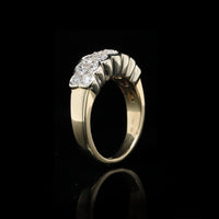 14K White Gold Estate Diamond Ring