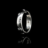Tiffany and Co. Platinum Estate Diamond Etoile Band