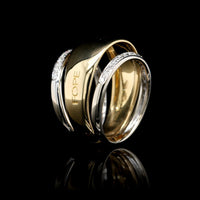 Fope 18K Two-tone Gold Estate Diamond Ring
