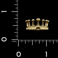 Cynthia Bach 18K Yellow Gold Estate Princess Tiara Ring