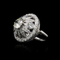 Platinum Estate Diamond Ring