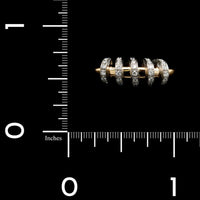 18K Two-tone Gold Estate Diamond Ring