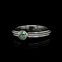 Reinstein & Ross 18K White Gold Estate Sapphire Ring