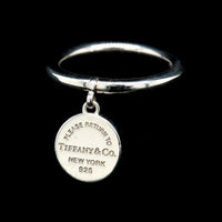 Tiffany &  Co. Sterling Silver Estate Return Tag Ring