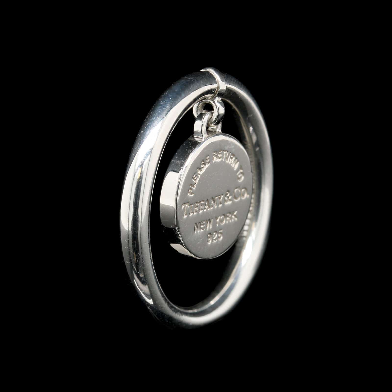Tiffany &  Co. Sterling Silver Estate Return Tag Ring