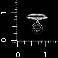 Tiffany &  Co. Sterling Silver Estate Return Tag Ring