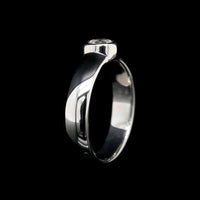 14K White Gold Estate Diamond Ring