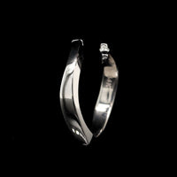 14K White Gold Estate Diamond Bypass Ring