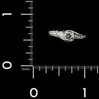 14K White Gold Estate Diamond Ring