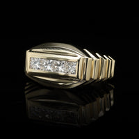 14K Yellow Gold Estate Diamond Ring