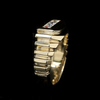 14K Yellow Gold Estate Diamond Ring