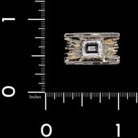 18K Two-tone Gold Estate Diamond Ring