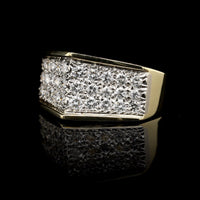 18K Yellow Gold Estate Diamond Ring