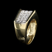 18K Yellow Gold Estate Diamond Ring