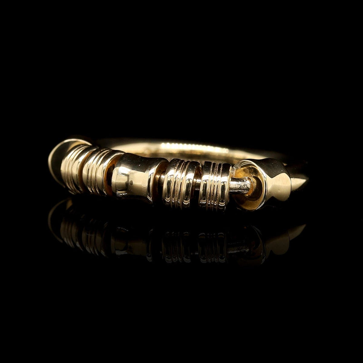 18K Yellow Gold Estate Spinner Ring