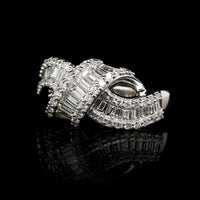 14K White Gold Estate Diamond Ring