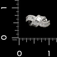 14K White Gold Estate Diamond Ring