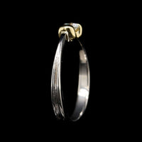 14K Two-tone Gold Estate Diamond Ring