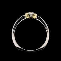 14K Two-tone Gold Estate Diamond Ring