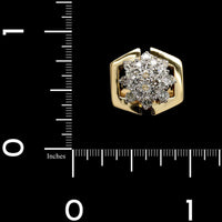 18K Two-tone Gold Estate Diamond Ring