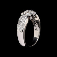 18K White Gold Estate Diamond Ring
