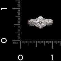 18K White Gold Estate Diamond Ring