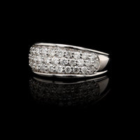 14K White Gold Estate Diamond Ring