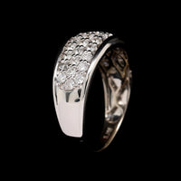 14K White Gold Estate Diamond Ring