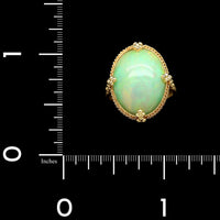 Amali 18K Yellow Gold Estate Opal Ring