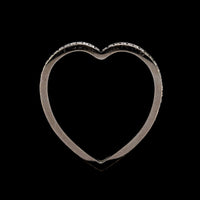 Repossi 18K Black Gold Estate "Antifer" and Diamond Heart Ring