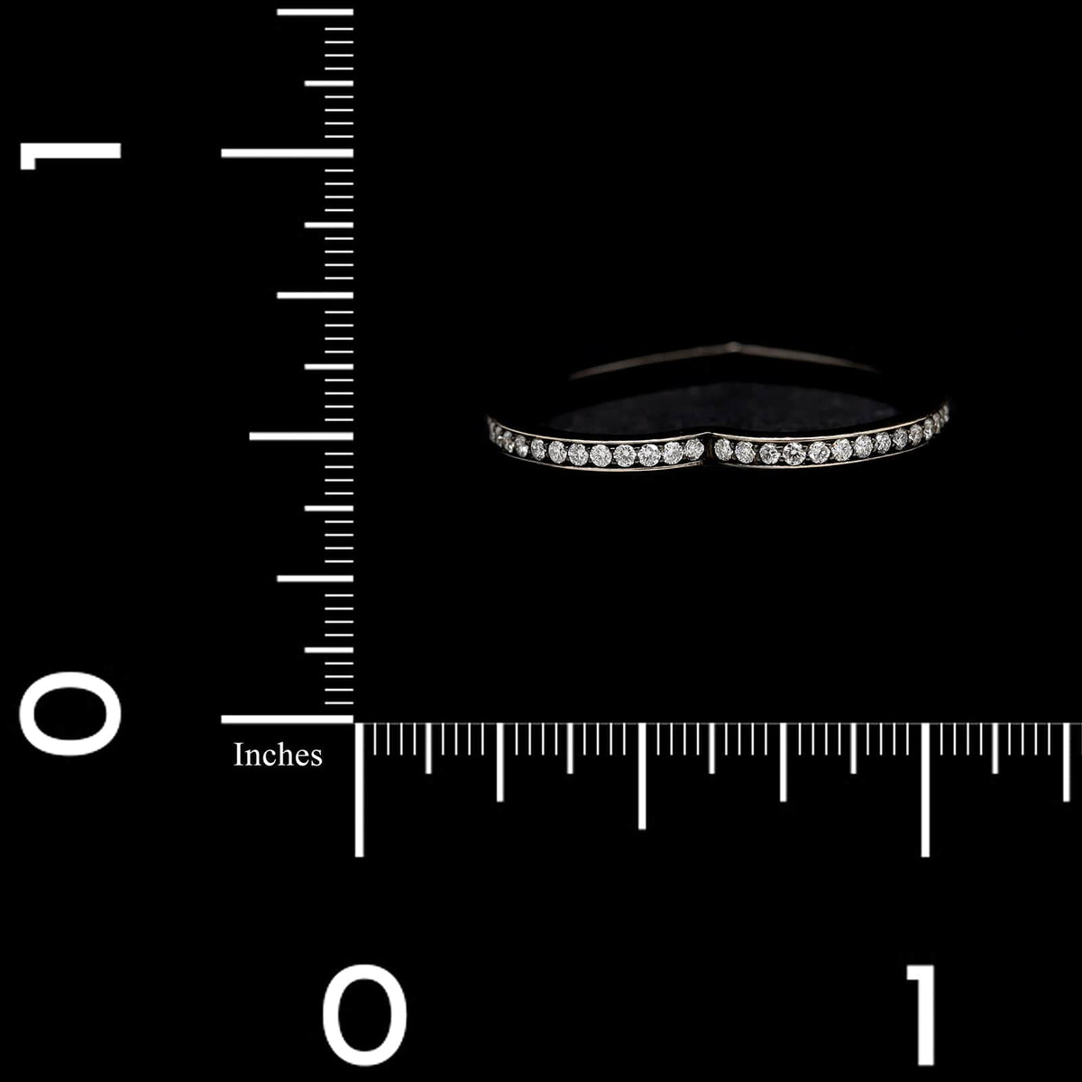 Repossi 18K Black Gold Estate "Antifer" and Diamond Heart Ring