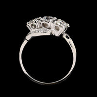 Vintage Platinum Estate Diamond Ring