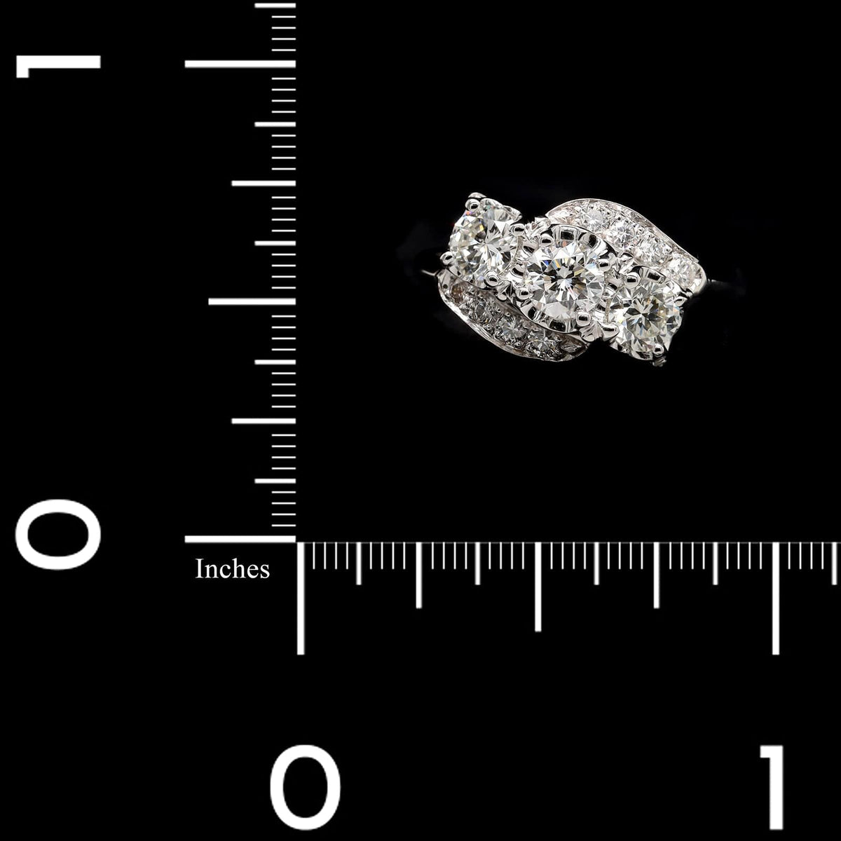 Vintage Platinum Estate Diamond Ring