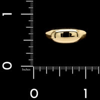 18K Yellow Gold Estate Dome Ring
