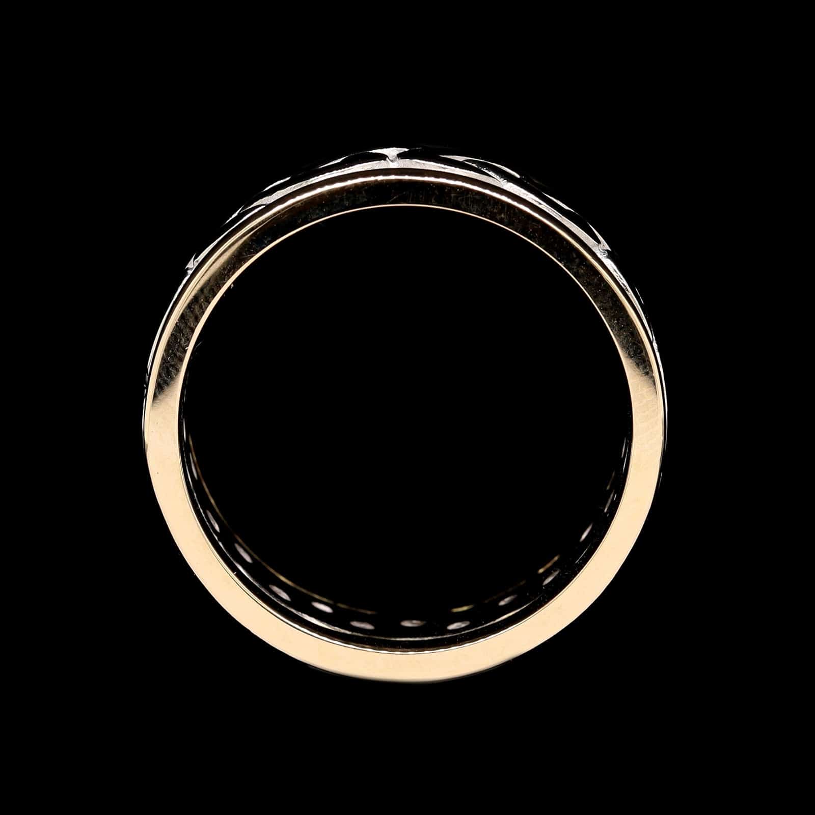14K Two-tone Gold Estate Celtic Knot Ring