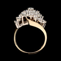 14K Two-tone Gold Estate Diamond Ring