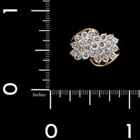 14K Two-tone Gold Estate Diamond Ring