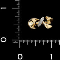 Dankner 18K Two-tone Gold Estate Diamond Ring